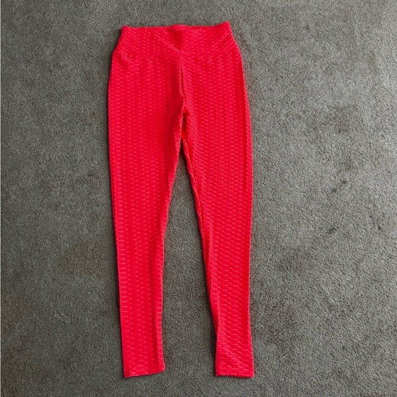 Other - Vibrant pink Textured Leggings